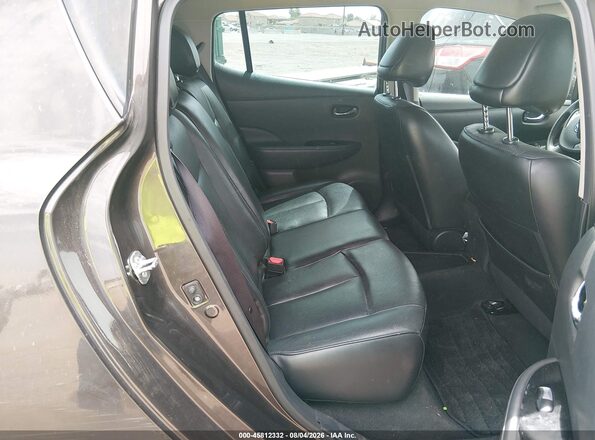 1N4BZ0CP5GC301014 2016 NISSAN LEAF Brown VIN sticker view