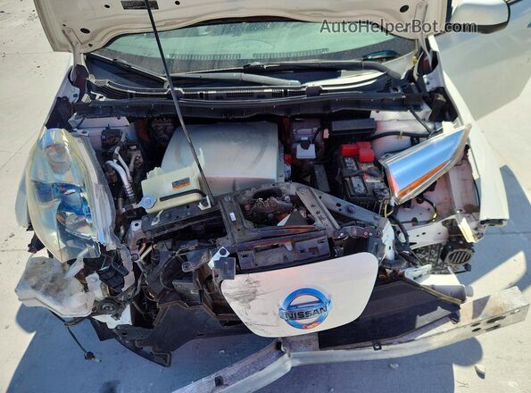 1N4BZ0CP5GC308917 2016 NISSAN LEAF White Widok komory silnika