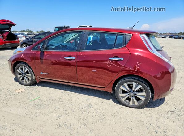1N4BZ0CP5HC311009 2017 NISSAN LEAF Red Tył lewy