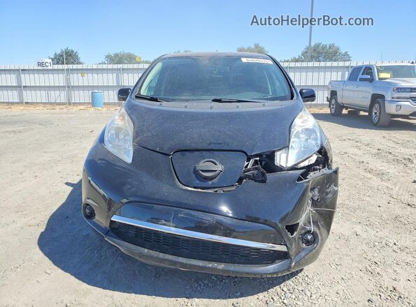 1N4BZ0CP6GC302558 2016 NISSAN LEAF Black Front view