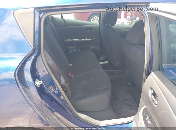 1N4BZ0CP6GC307727 2016 NISSAN LEAF Blue VIN კოდის სტიკერის ხედი