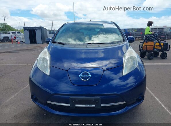 1N4BZ0CP6GC307727 2016 NISSAN LEAF Blue წინა ხედი