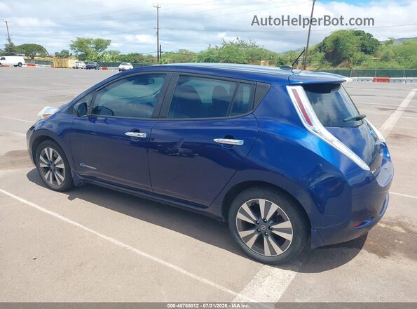 1N4BZ0CP6GC307727 2016 NISSAN LEAF Blue უკანა მარცხენა