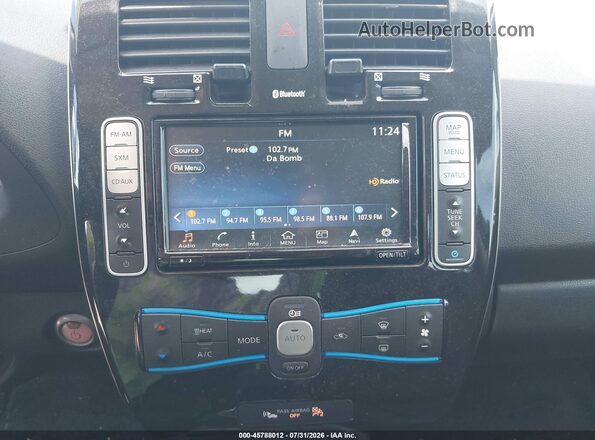 1N4BZ0CP6GC307727 2016 NISSAN LEAF Blue სალონის 360-გრადუსიანი ხედი