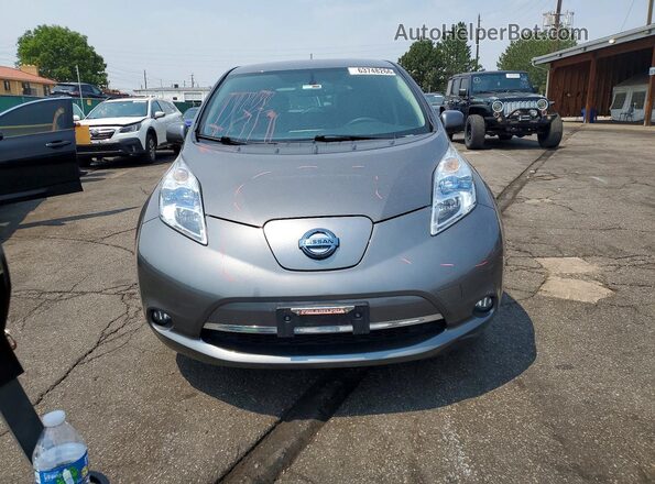 1N4BZ0CP6HC310743 2017 NISSAN LEAF Gray Դիմացի տեսք