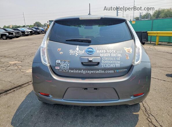 1N4BZ0CP6HC310743 2017 NISSAN LEAF Gray Հետևի տեսք