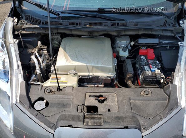 1N4BZ0CP6HC310743 2017 NISSAN LEAF Gray Սալոնի հետևի տեսք