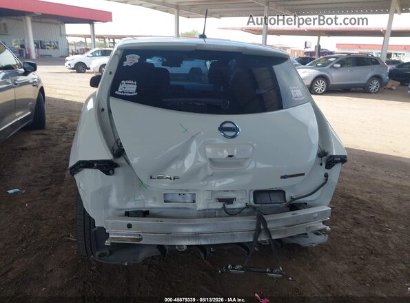 1N4BZ0CP7HC300450 2017 NISSAN LEAF White Front view