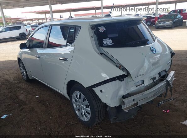 1N4BZ0CP7HC300450 2017 NISSAN LEAF White Rear left