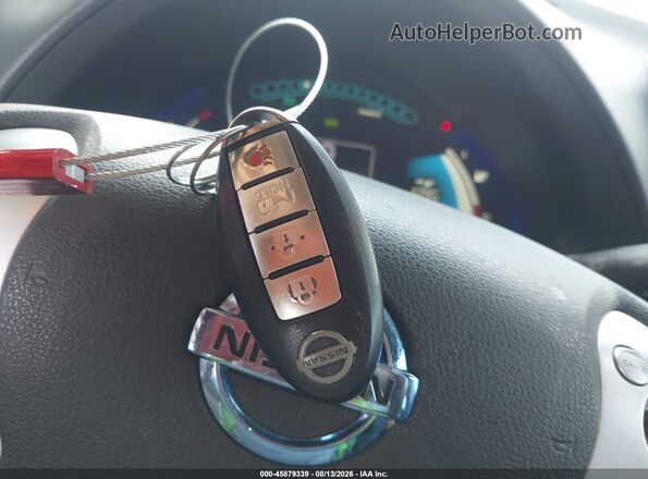1N4BZ0CP7HC300450 2017 NISSAN LEAF White Dashboard view