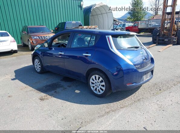 1N4BZ0CP8HC309738 2017 NISSAN LEAF Blue Հետևի ձախ