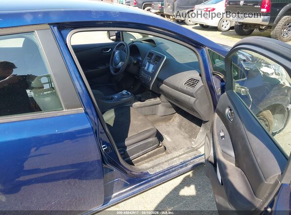 1N4BZ0CP8HC309738 2017 NISSAN LEAF Blue Սալոնի դիմացի տեսք