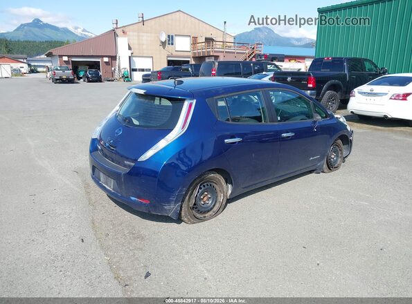 1N4BZ0CP8HC309738 2017 NISSAN LEAF Blue Հետևի աջ