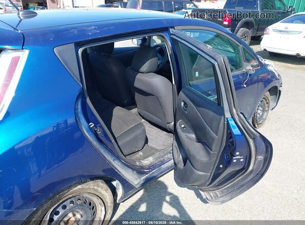 1N4BZ0CP8HC309738 2017 NISSAN LEAF Blue VIN կոդի պիտակի տեսք