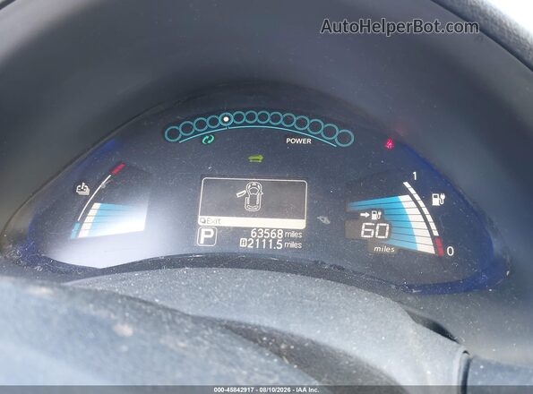 1N4BZ0CP8HC309738 2017 NISSAN LEAF Blue Հետևի նստատեղերի տեսք