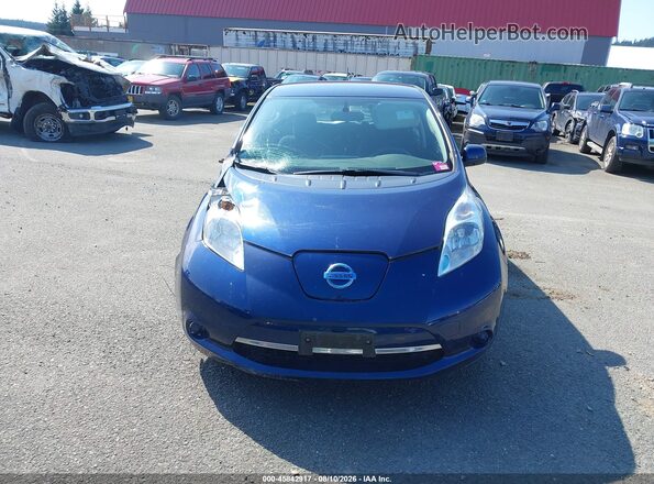 1N4BZ0CP8HC309738 2017 NISSAN LEAF Blue Սարքավորումների վահանակի տեսք