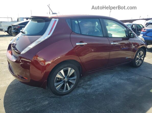 1N4BZ0CP9GC301467 2016 NISSAN LEAF Red Trasero derecho