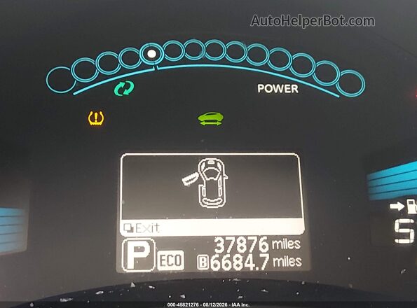 1N4BZ0CPXGC311361 2016 NISSAN LEAF Черный 