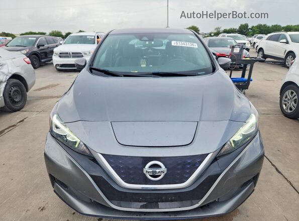 1N4BZ1CP0KC319760 2019 NISSAN LEAF Gray წინა ხედი