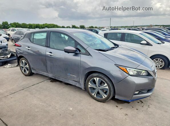 1N4BZ1CP0KC319760 2019 NISSAN LEAF Gray წინა მარჯვენა
