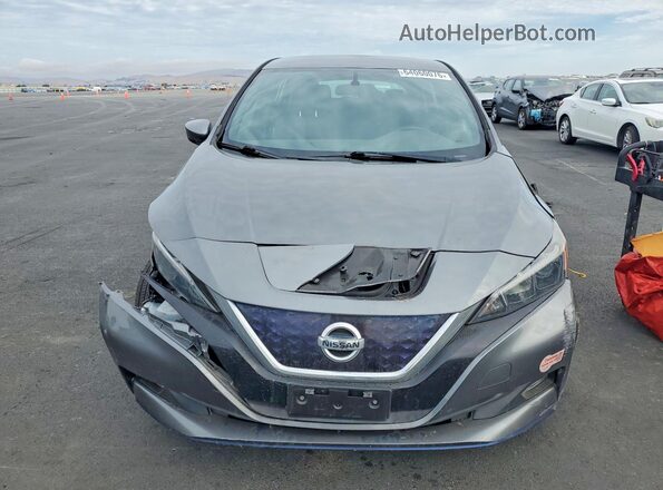 1N4BZ1CP1KC312932 2019 NISSAN LEAF Gray Вид спереду