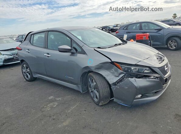 1N4BZ1CP1KC312932 2019 NISSAN LEAF Gray Передня права чверть