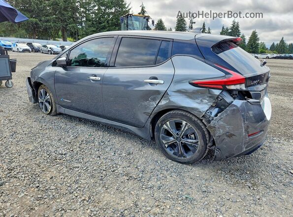 1N4BZ1CP4KC312956 2019 NISSAN LEAF Серый Задняя левая четверть