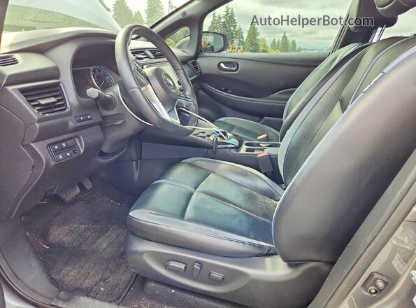 1N4BZ1CP4KC312956 2019 NISSAN LEAF Серый Вид салона спереди