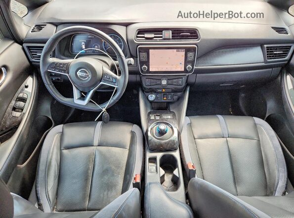 1N4BZ1CP4KC312956 2019 NISSAN LEAF Серый Вид панели приборов