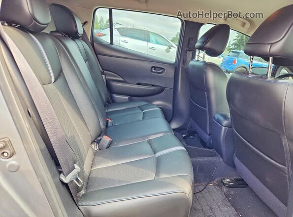 1N4BZ1CP4KC312956 2019 NISSAN LEAF Серый Вид задних сидений