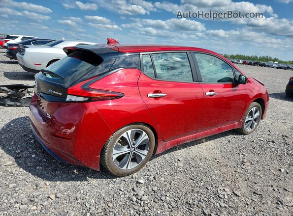 1N4BZ1CP6LC300938 2020 NISSAN LEAF Red უკანა მარჯვენა