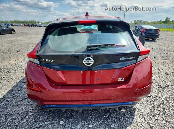 1N4BZ1CP6LC300938 2020 NISSAN LEAF Red უკანა ხედი