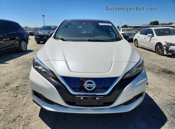 1N4BZ1CP7KC319934 2019 NISSAN LEAF Белый Вид спереди
