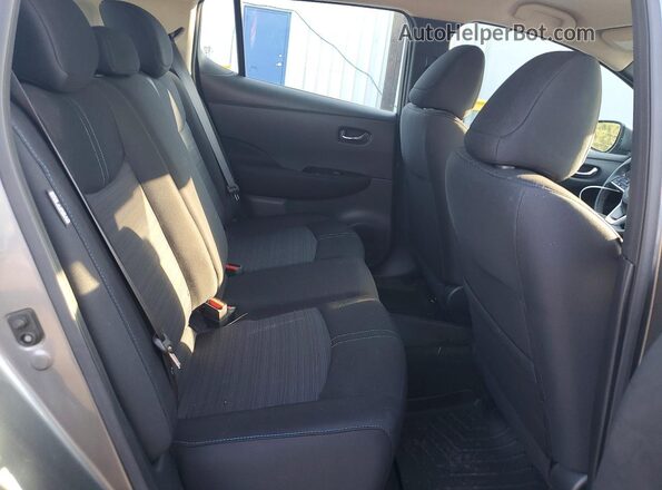 1N4BZ1CP7LC309681 2020 NISSAN LEAF Gray Rear seats view