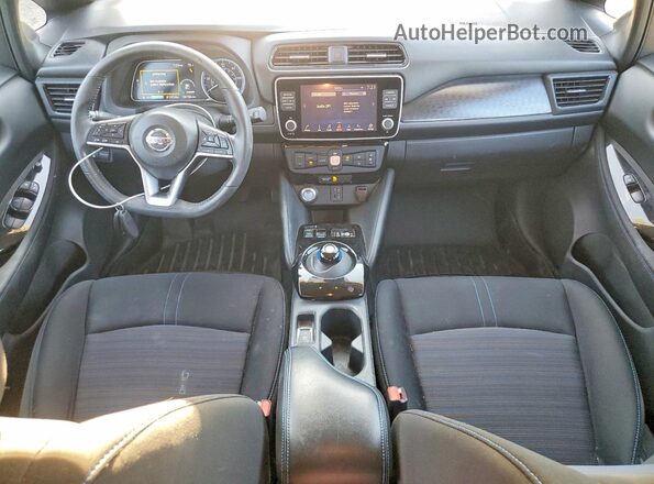 1N4BZ1CP7LC309681 2020 NISSAN LEAF Gray Dashboard view