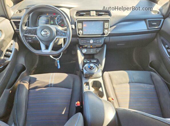 1N4BZ1CP8LC309219 2020 NISSAN LEAF White Widok deski rozdzielczej