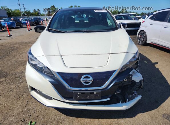 1N4BZ1CP8LC309219 2020 NISSAN LEAF White Widok z przodu
