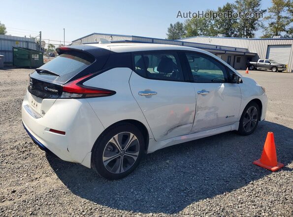 1N4BZ1CP9KC310815 2019 NISSAN LEAF Белый Задняя правая четверть