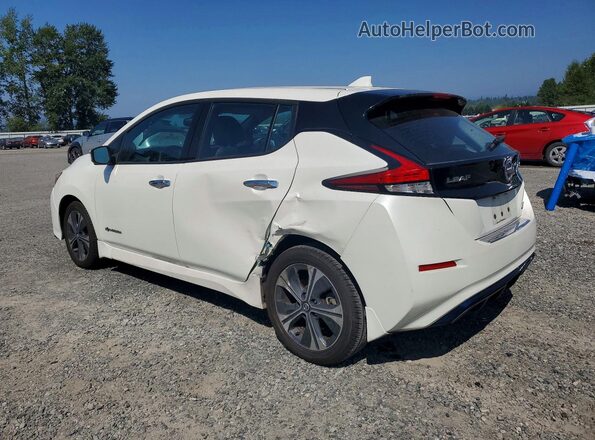1N4BZ1CP9KC310815 2019 NISSAN LEAF Белый Задняя левая четверть