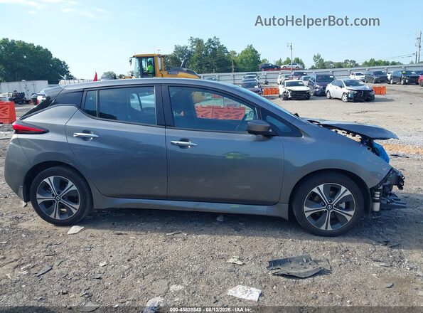 1N4BZ1CV3NC559081 2022 NISSAN LEAF Gray Вид задньої частини салону