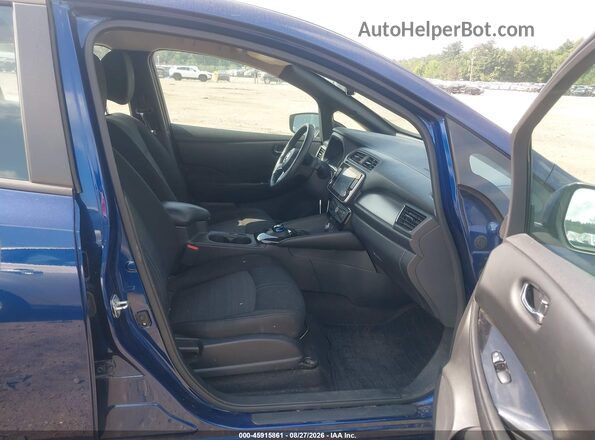 1N4BZ1CV9MC550206 2021 NISSAN LEAF Blue Front interior view