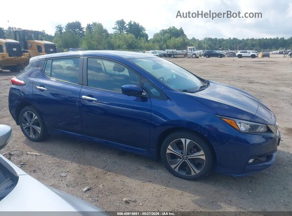 1N4BZ1CV9MC550206 2021 NISSAN LEAF Blue Rear interior view