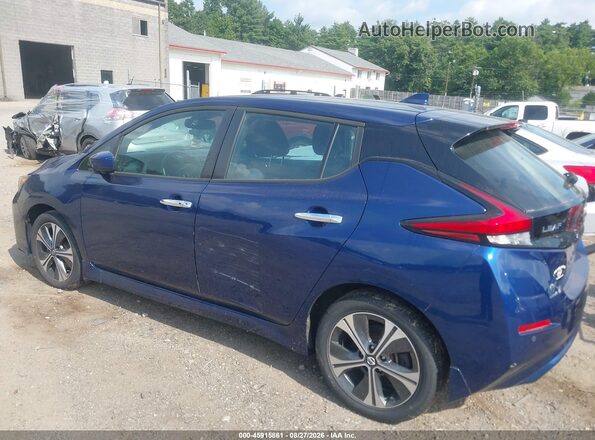 1N4BZ1CV9MC550206 2021 NISSAN LEAF Blue Front view