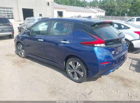 1N4BZ1CV9MC550206 2021 NISSAN LEAF Blue Rear left
