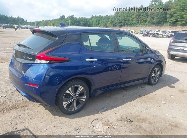 1N4BZ1CV9MC550206 2021 NISSAN LEAF Blue Rear right