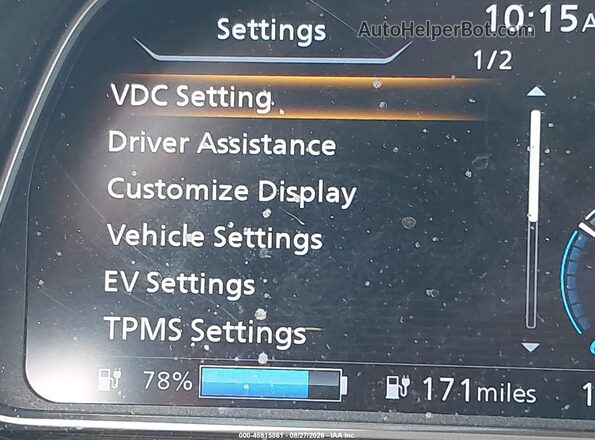 1N4BZ1CV9MC550206 2021 NISSAN LEAF Blue 