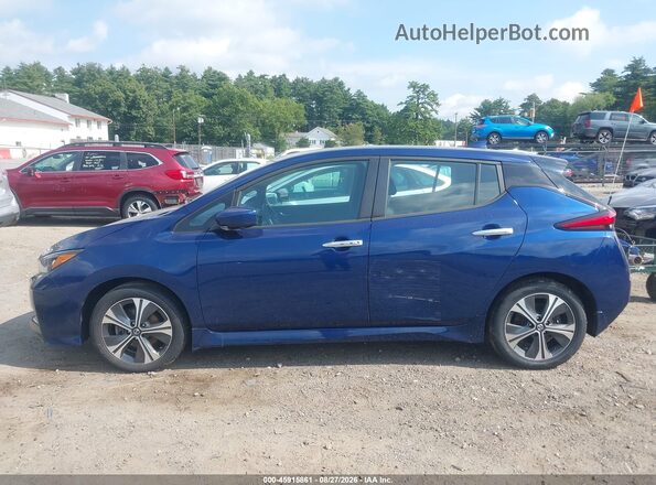 1N4BZ1CV9MC550206 2021 NISSAN LEAF Blue 360 interior view