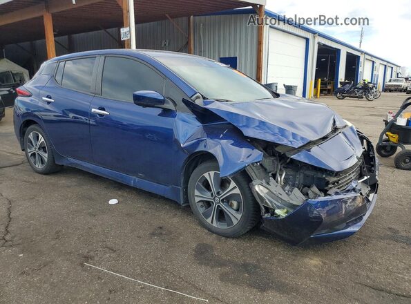 1N4BZ1CVXNC556498 2022 NISSAN LEAF Blue წინა მარჯვენა