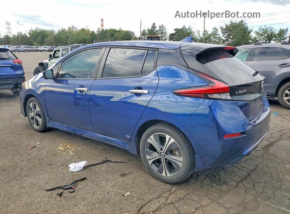 1N4BZ1CVXNC556498 2022 NISSAN LEAF Blue უკანა მარცხენა