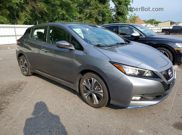 1N4BZ1DP7LC311493 2020 NISSAN LEAF Серый Передняя правая четверть